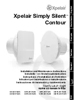 Xpelair C6R Installation And Maintenance Instructions Manual preview