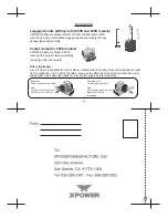 Preview for 18 page of XPower P-800 Owner'S Manual