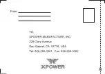 Preview for 12 page of XPower P-815I Owner'S Manual