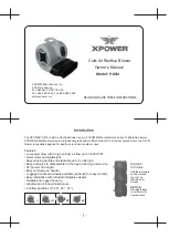 Preview for 13 page of XPower P-815I Owner'S Manual