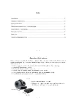 Preview for 14 page of XPower P-815I Owner'S Manual