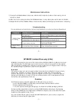 Preview for 16 page of XPower P-815I Owner'S Manual