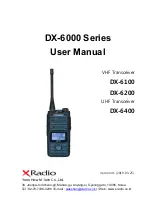 Preview for 1 page of XRadio DX-6000 Series User Manual