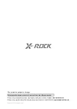 Preview for 10 page of XROCK Radio V5 User Manual