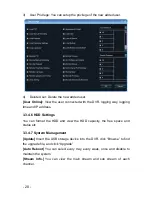 Preview for 24 page of XtendLan NVR-1602F User Manual