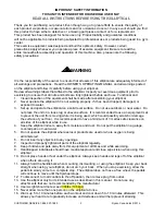 Preview for 3 page of Xterra 164174500US Owner'S Manual