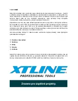 Preview for 29 page of XTline XT102893-2B4 Original Instruction Manual