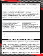 Preview for 2 page of XTM Racing RAIL Operating Manual And Assembly Manual