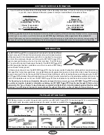 Preview for 3 page of XTM Racing XST 4WD Truggy RTR Operating Instructions And Assembly Manual