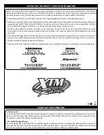 Preview for 64 page of XTM Racing XST 4WD Truggy RTR Operating Instructions And Assembly Manual