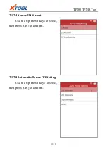 Preview for 25 page of Xtool TP200 Operation Manual