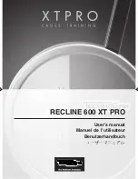 Preview for 1 page of XTPRO RECLINE 600 XT PRO User Manual