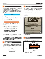 Preview for 5 page of Xtreme Manufacturing Snorkel XR5519 Operator'S Manual