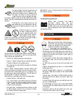 Preview for 16 page of Xtreme Manufacturing XR5919 Operation And Safety Manual