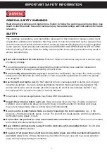 Preview for 2 page of Xtreme Power 61105-XP Owner'S Manual And Safety Instructions