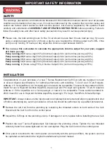 Preview for 2 page of Xtreme Power 90160 Owner'S Manual And Safety Instructions