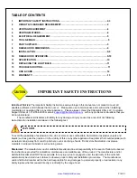 Preview for 2 page of XtremeAIR PRO-X PX01-I36 Installation Manual & User Manual