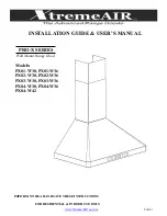 Preview for 1 page of XtremeAIR PX01-W30 Installation Manual And User'S Manual