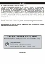 Preview for 11 page of XtremepowerUS 42CC Owner'S Manual And Safety Instructions