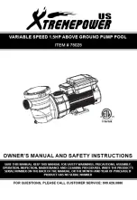 Preview for 1 page of XtremepowerUS 75025 Owner'S Manual And Safety Instructions