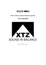 XTZ 93.23 MKII User Manual preview