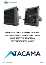 Xvent Atacama 2 Instruction Manual preview