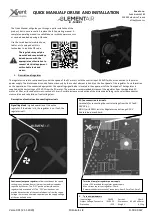 Xvent ELEMENTAIR B-MARK I Quick Manual preview