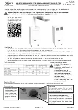 Preview for 1 page of Xvent MiracleAir 400-B Quick Manual