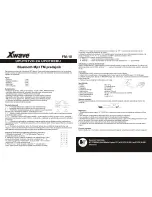 Preview for 1 page of XWave FM-18 User Manual