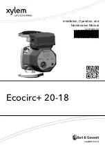 Xylem Bell & Gossett Ecocirc+ 20-18 Installation, Operation And Maintenance Manual preview