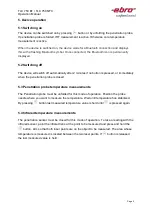 Preview for 5 page of Xylem Ebro TLC 750 BT Operation Manual