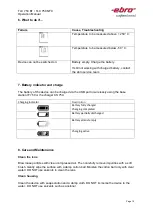 Preview for 10 page of Xylem Ebro TLC 750 BT Operation Manual