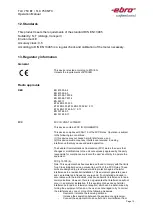 Preview for 13 page of Xylem Ebro TLC 750 BT Operation Manual