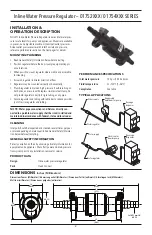 Preview for 2 page of Xylem FLOJET 01752 C Series Installation And Operation Manual