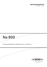 Preview for 5 page of Xylem wtw Na 800 Operating Manual