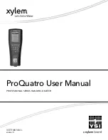 Preview for 1 page of Xylem YSI ProQuatro Professional Series User Manual