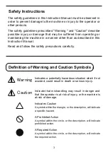 Preview for 3 page of Yaesu FD-160 III Instruction Manual