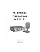 Preview for 1 page of Yaesu FT-2700RH Operating Manual