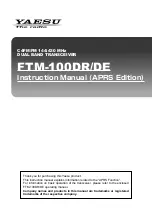 Yaesu FTM-100DR Instruction Manual preview