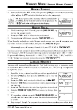 Preview for 37 page of Yaesu VX-6E Operating Manual