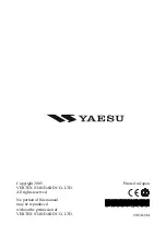 Preview for 111 page of Yaesu VX-6E Operating Manual