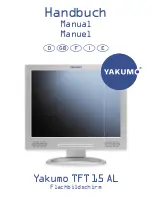 YAKUMO TFT 15 AL Manual preview