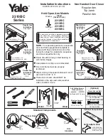 Yale 2310BC Series Installation Instructions Manual preview