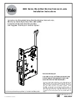 Yale 8880 Installation Instructions preview