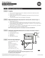 Preview for 4 page of Yale Delayed Egress 7100 Series Installation Instructions Manual