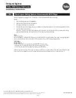 Preview for 13 page of Yale Delayed Egress 7100 Series Installation Instructions Manual