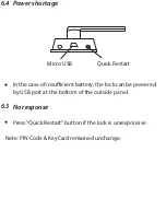 Preview for 16 page of Yale EC800 User Manual