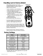 Preview for 32 page of Yale Real Living Assure Lock Installation And Programming Instructions