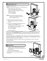 Preview for 13 page of Yale Real Living Touchscreen Lever Installation And Programming Manual