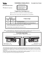 Yale SCP400 Series Installation Instructions preview